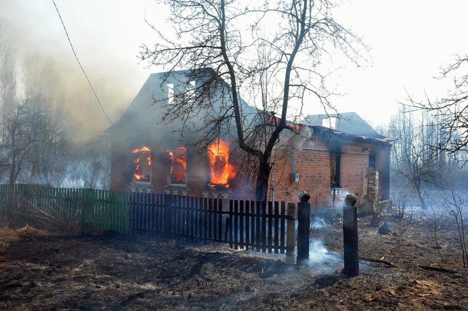 Пожар Чернобыль
