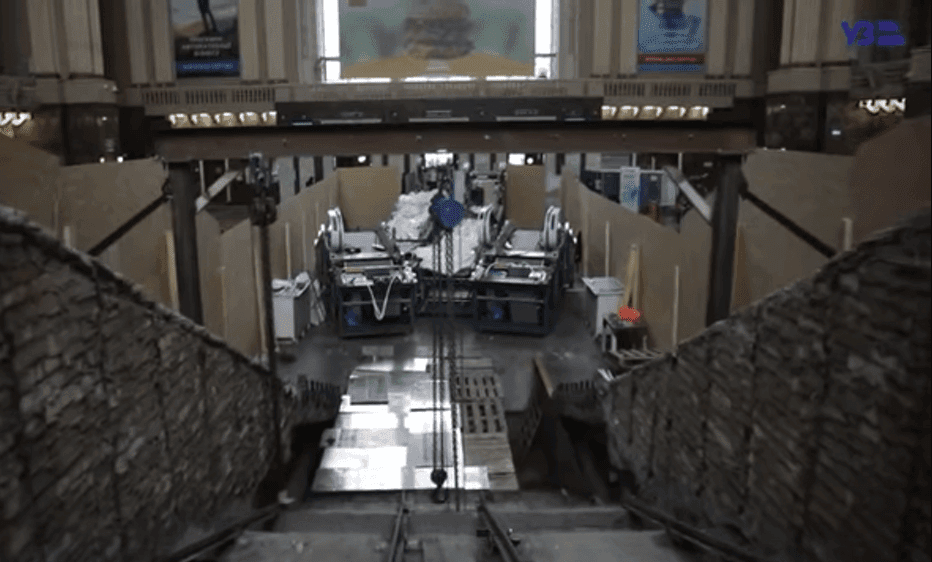 заміна ескалатора на вокзалі