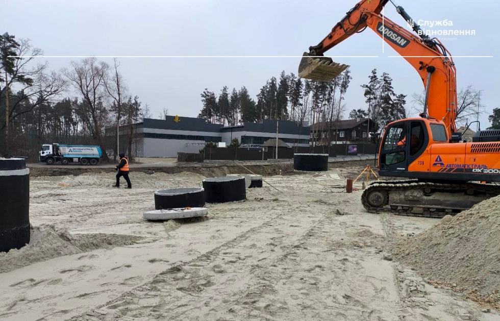 будівництво розв'язки біля віти поштової
