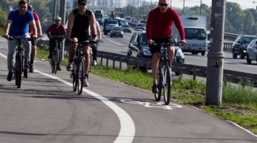 В 2018 году длина велодорожек Киева увеличилась на 11 км