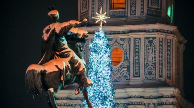 На Софийской площади дважды отметят Рождество