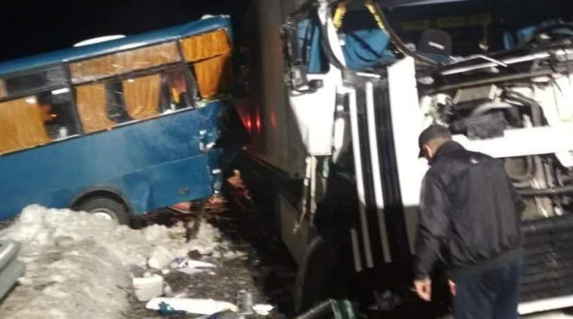 В Киевской области две маршрутки попали в ДТП, пострадали 15 пассажиров