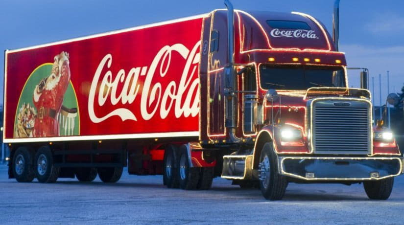 В Киев приедет новогодний грузовик Coca-Cola