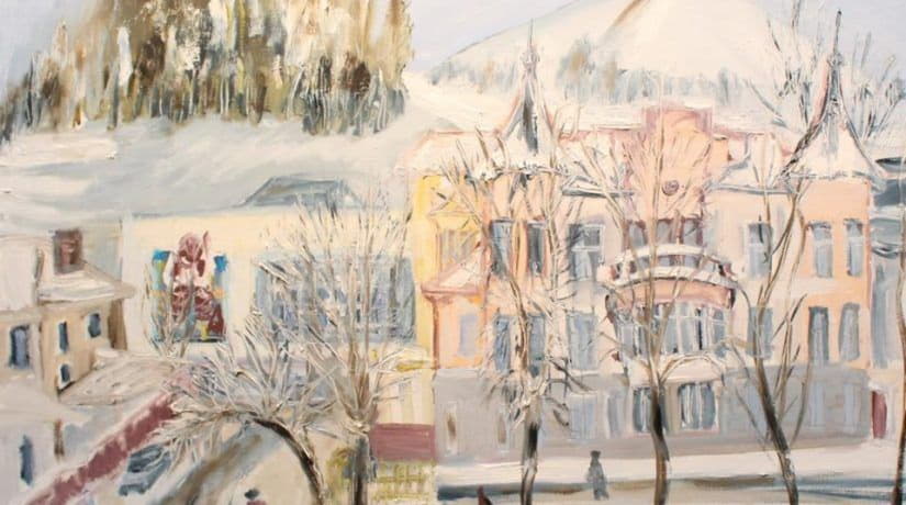 В Музее истории Киева проходит персональная выставка картин Ольги Кравченко «Серебряная земля»