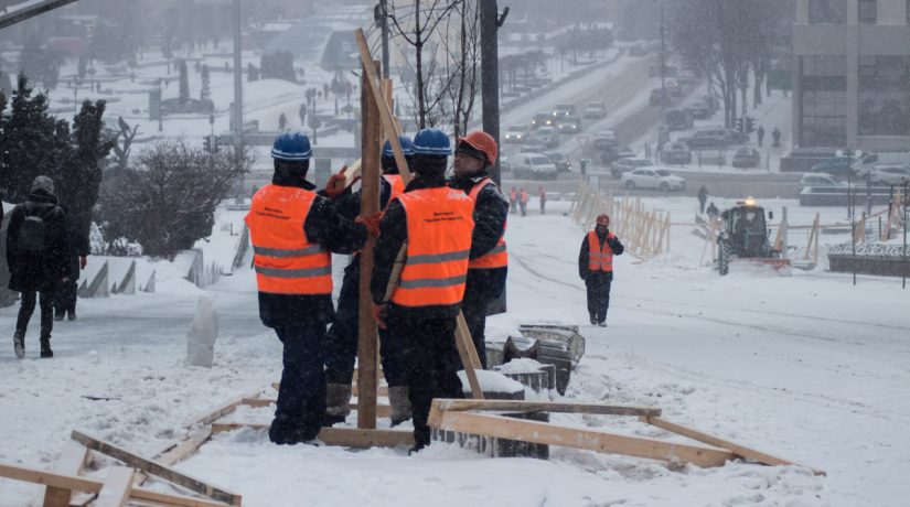 В центре Киева началась подготовка к строительству мемориала Героев Небесной сотни