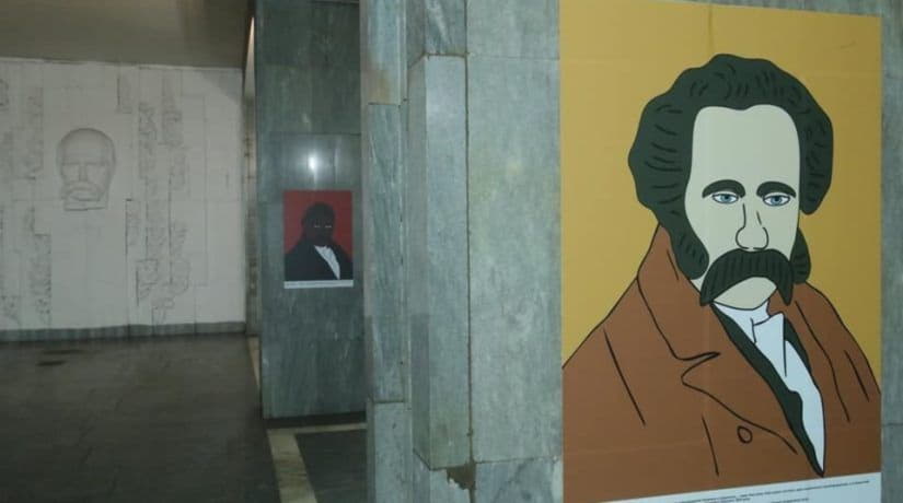 В столичном метро на Тараса Шевченко примерили культурные образы разных эпох