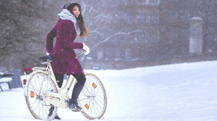 Киев присоединится к зимней акции «На велосипеде на работу»