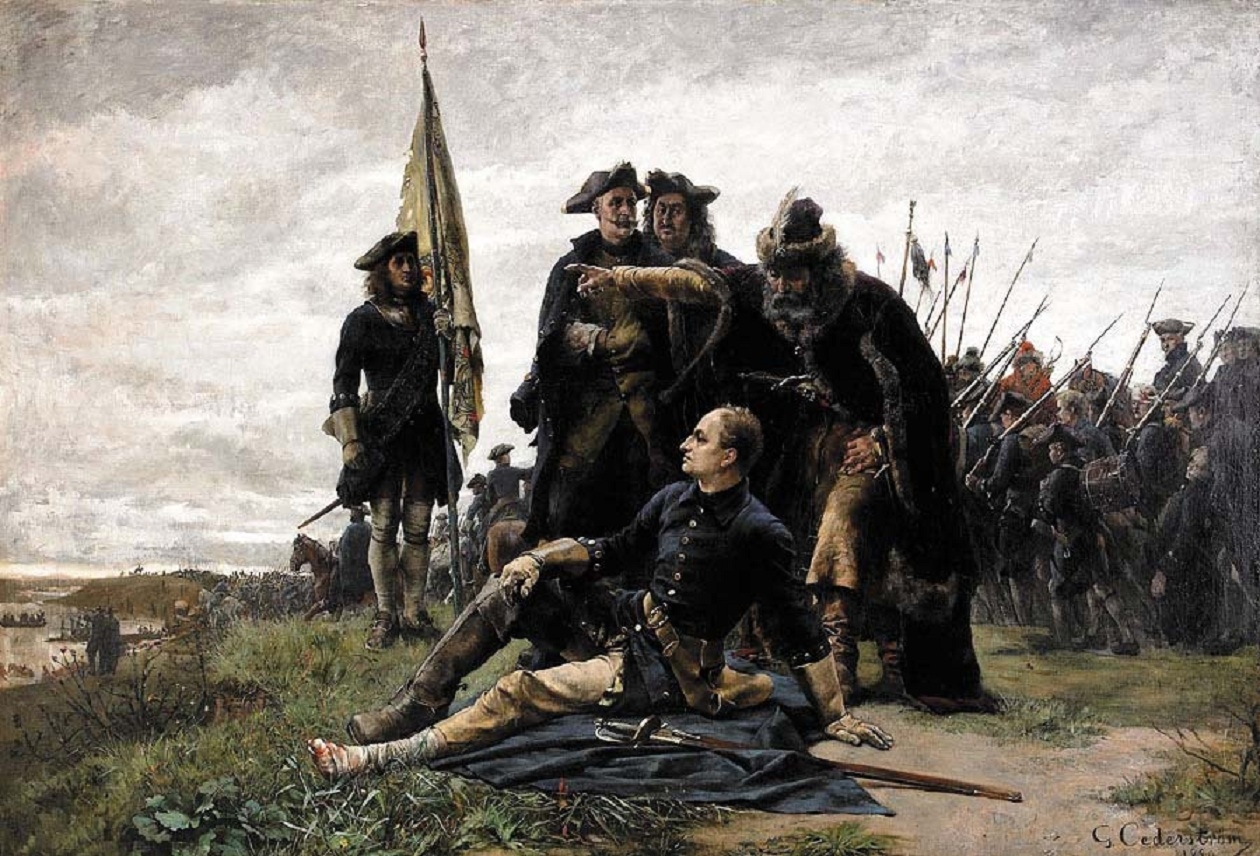 Карл XII и Мазепа после Полтавской битвы. Картина Густава Седерстрёма