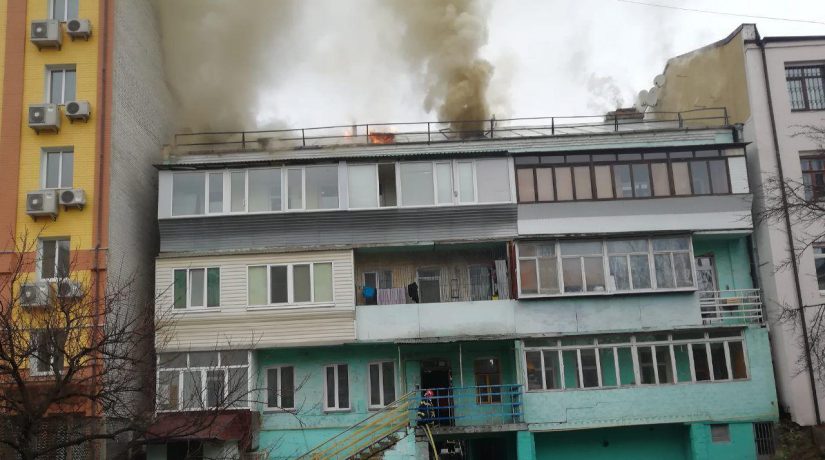 В Подольском районе произошел пожар в жилом доме