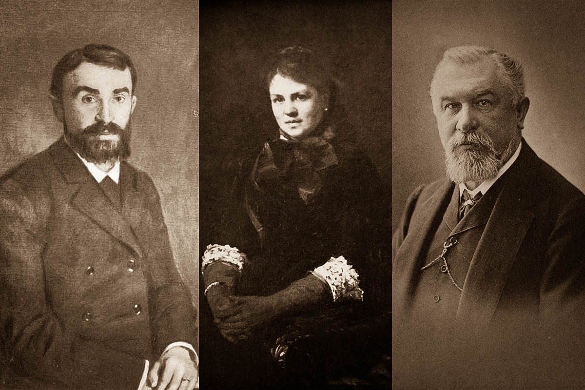 Иван, Варвара и Александр Терещенко.