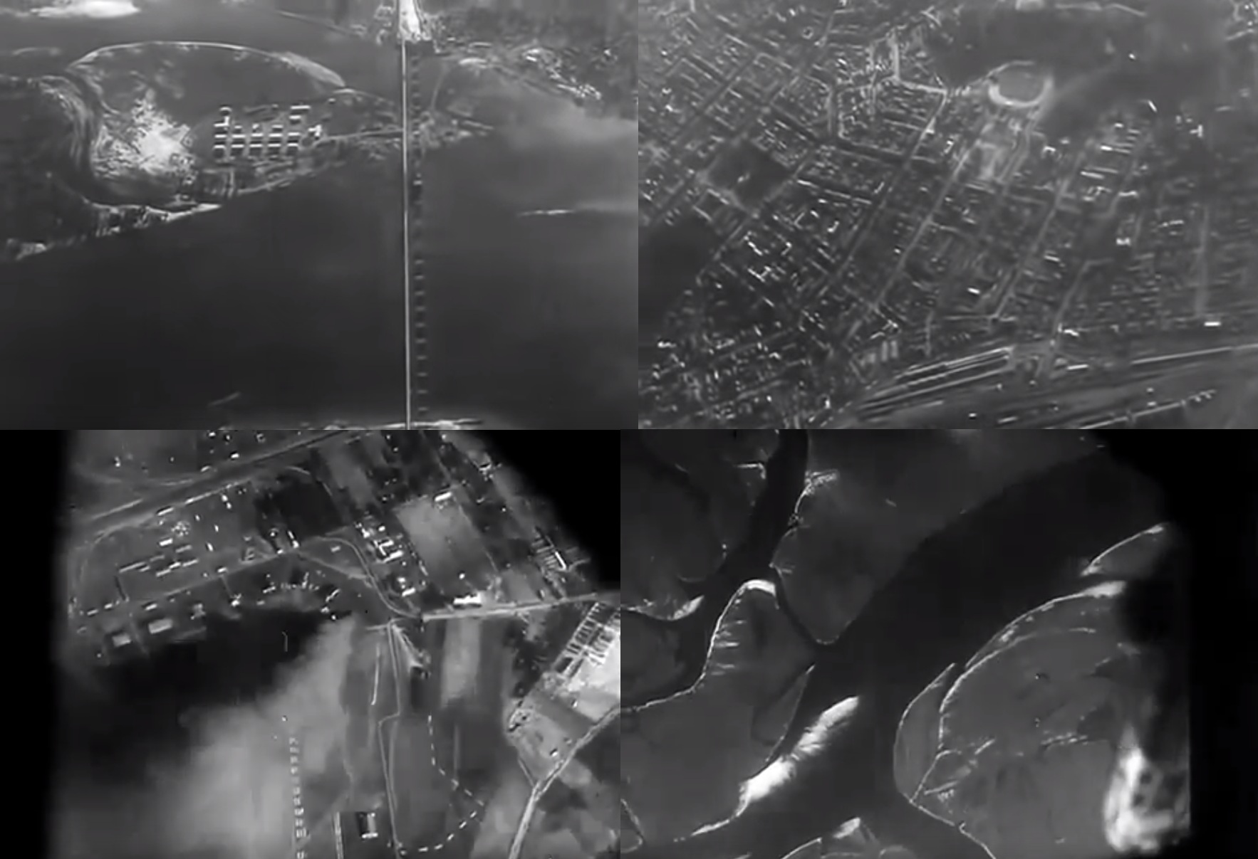 Кадры из пропагандистского киножурнала Die Deutsche Wochenschau, снятые во время удара немецкой авиации по Киеву