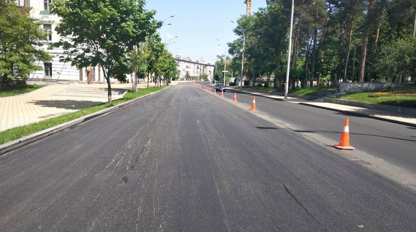 На улице Алматинской завершаются ремонтные работы