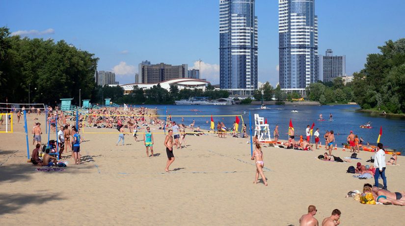 Что творится на пляжах Киева