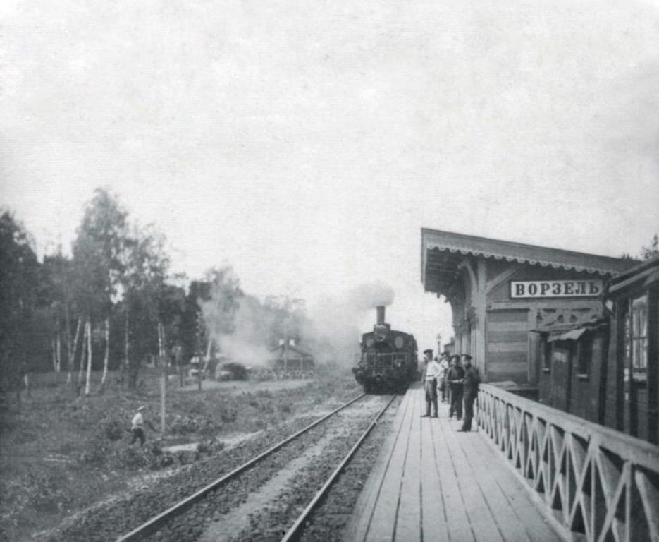 Железнодорожная платформа дачного поселка Ворзель