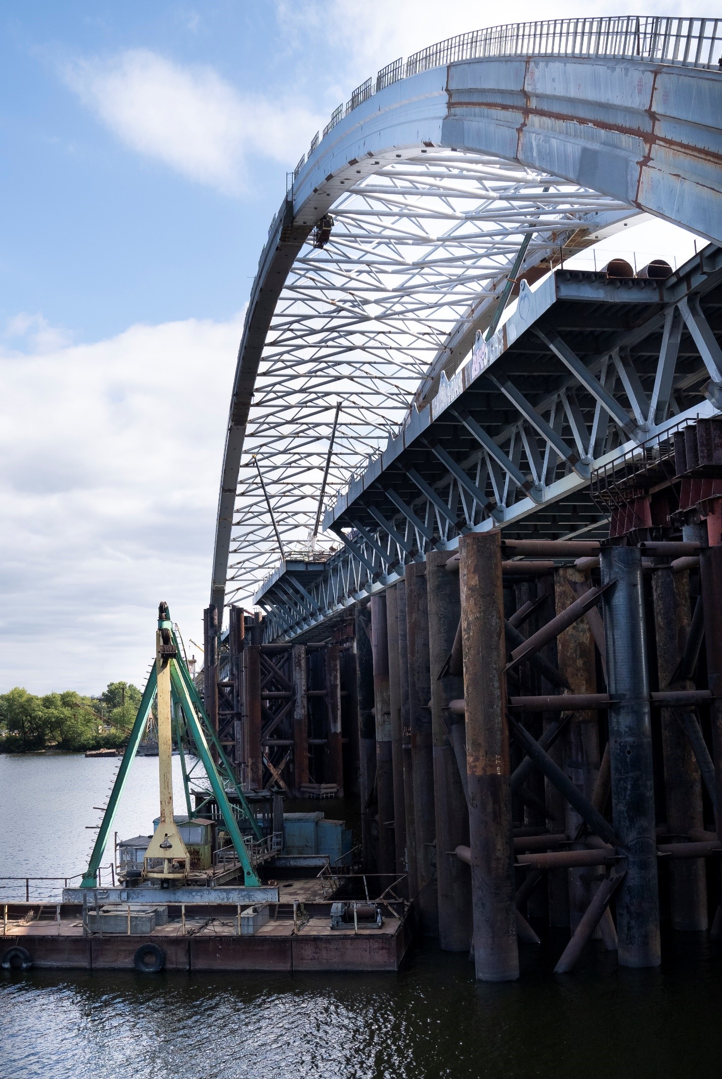 подольский мост в киеве сегодня