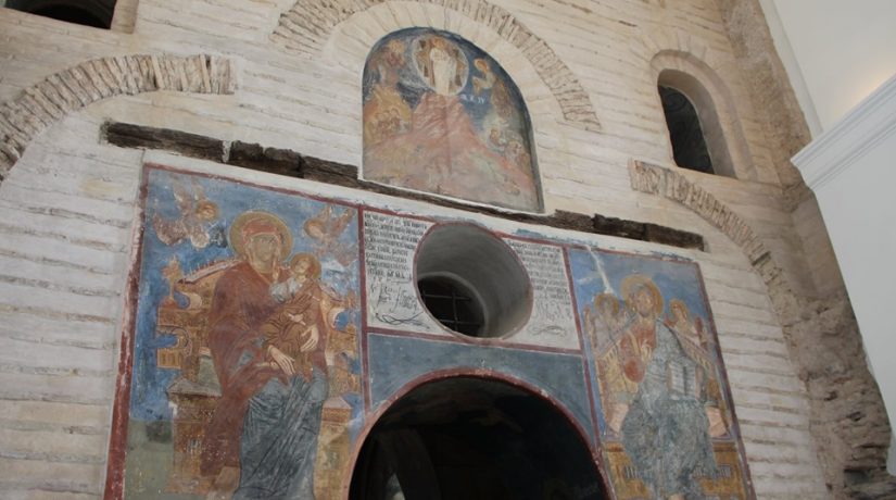 Церковь Спаса на Берестове, фрески