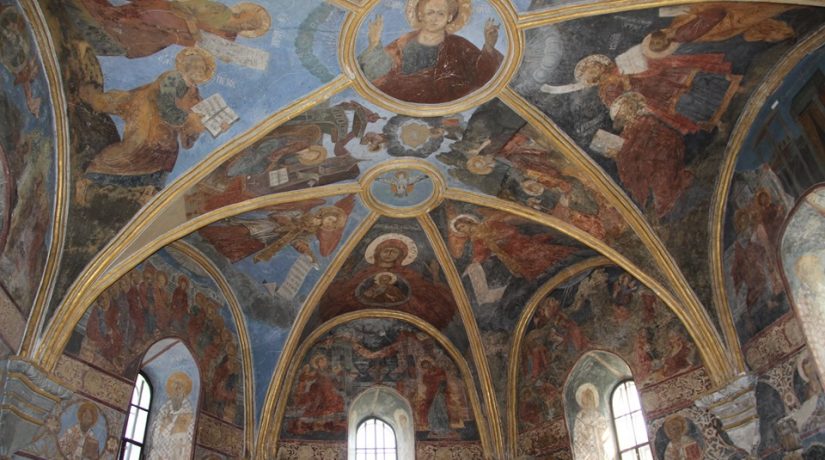 Церковь Спаса на Берестове, фрески