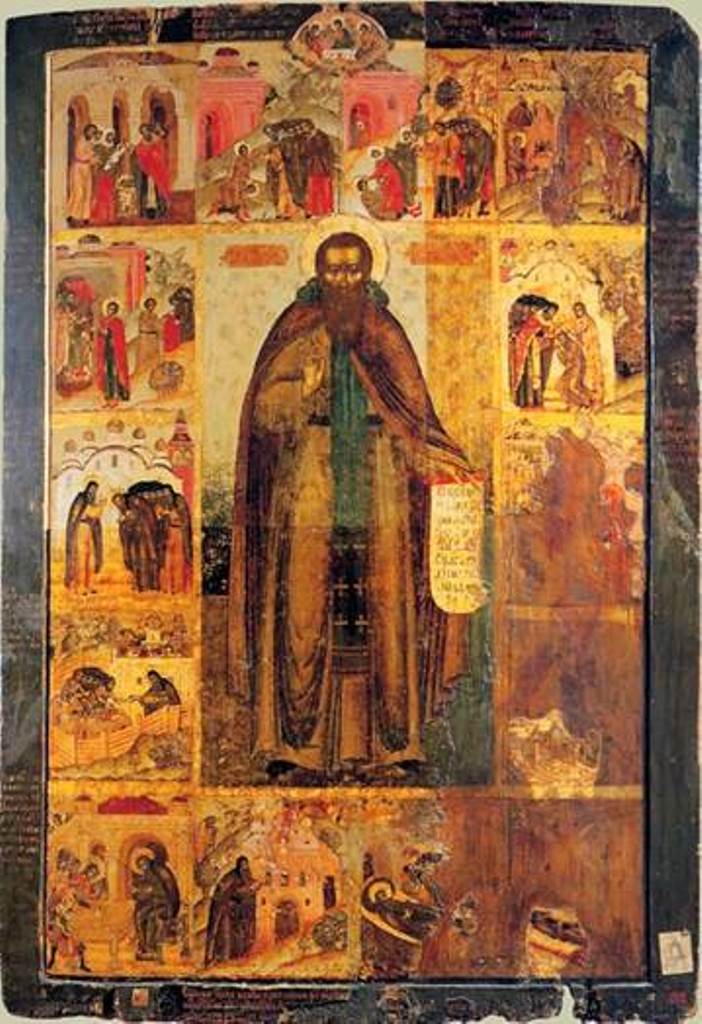 Икона преподобного Феодосия Печерского (XVII в.)