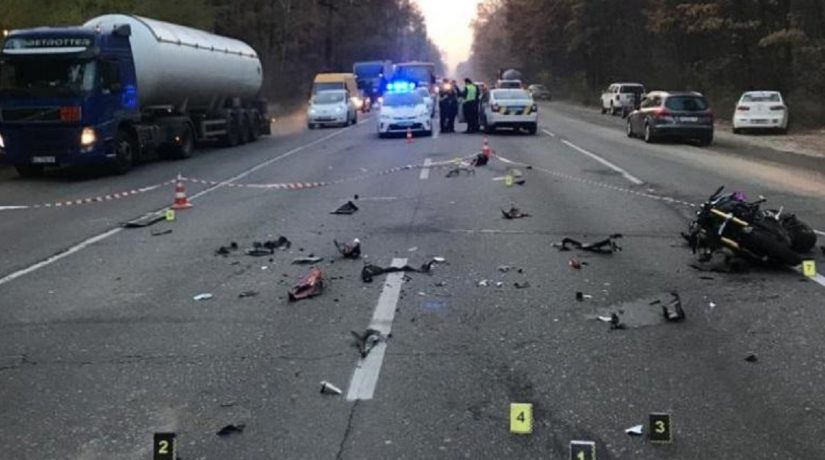На Гостомельском шоссе произошло смертельное ДТП с участием мотоцикла BMW