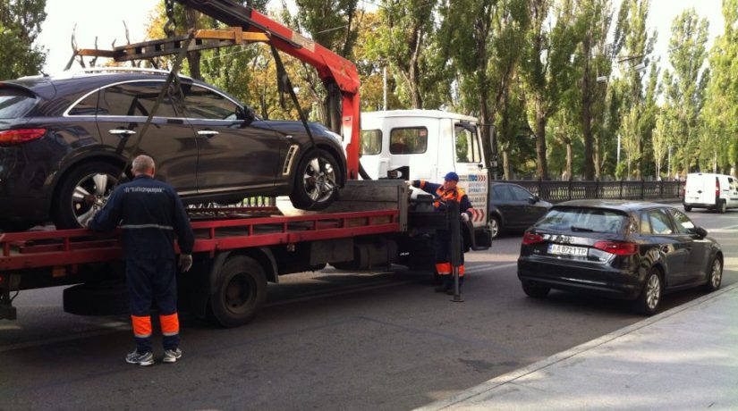 В Киеве за минувшую неделю эвакуировали на штрафплощадку 55 автомобилей