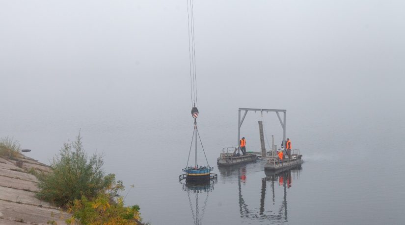 Оборудование Русановских фонтанов весом шесть тонн демонтировали
