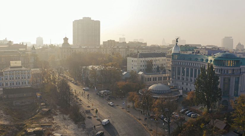 Індекс повітря станом на 11:00 – Київ знову у списку найбрудніших міст