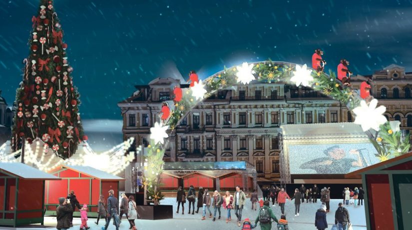 Новогодние празднования на Софийской площади стартуют 14 декабря