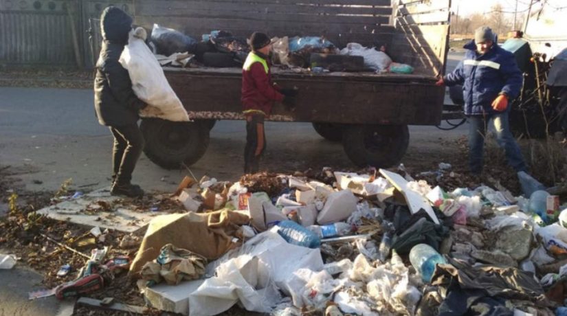 На Отрадном ликвидировали стихийную свалку мусора