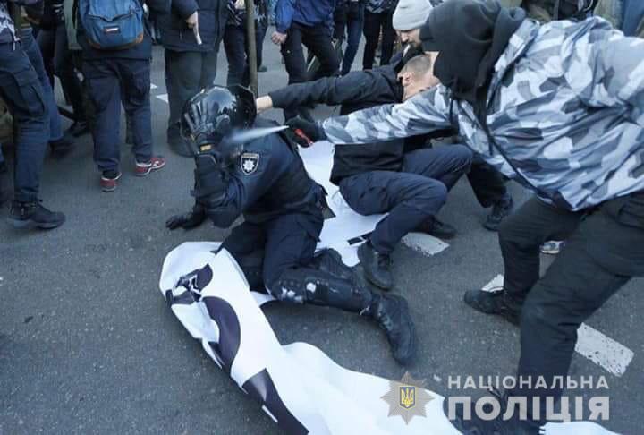 полиция, акция протеста