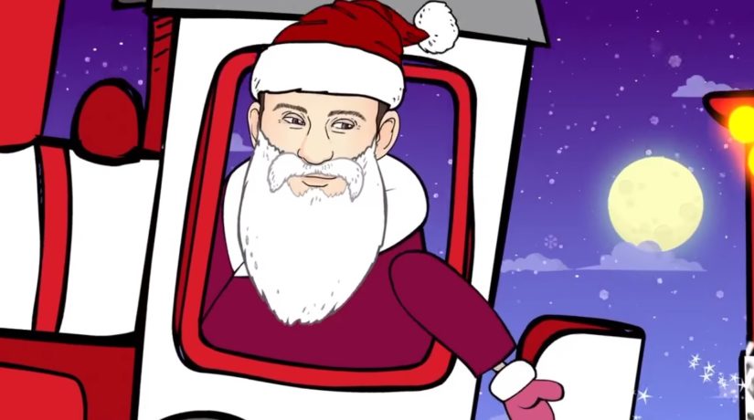 Виталий Кличко стал героем новогоднего мультфильма, показав «подарки» столице