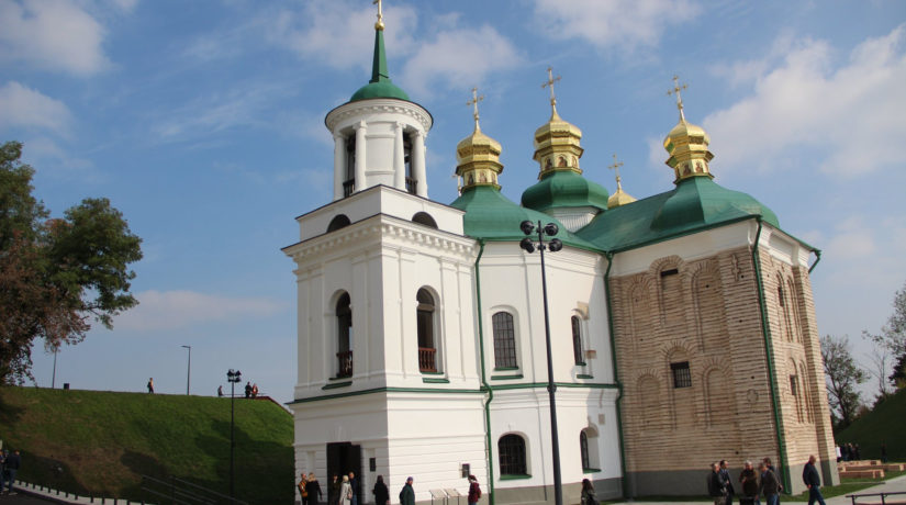 На церкви XII века в Киеве обнаружен древний украинский символ