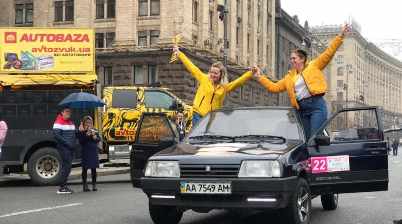 Украинские женщины – лучшие водительницы! Ралли на Крещатике