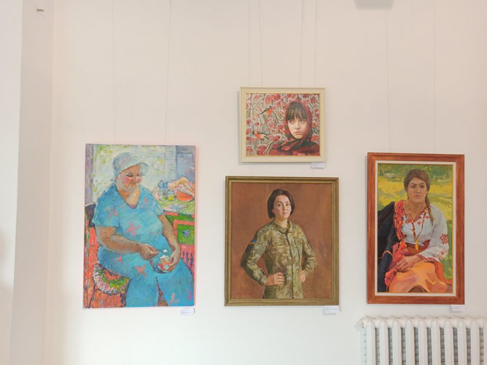 женский портрет, выставка, Дом художника