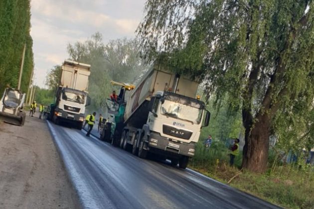 “Велике будівництво”: завершуються роботи на дорозі Обухів — Українка — Трипілля