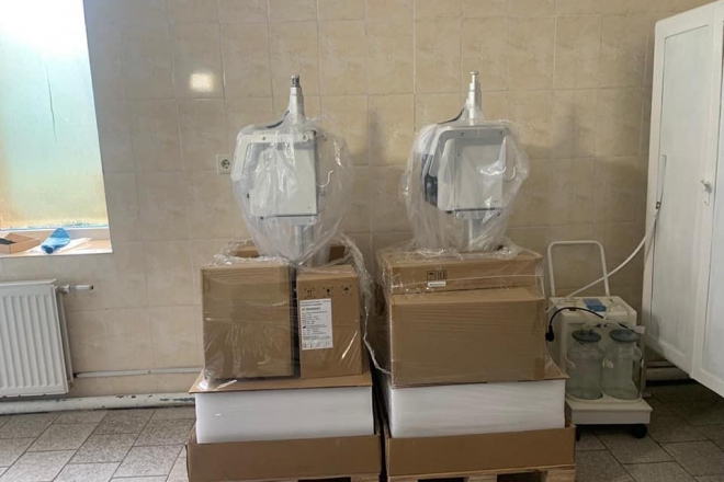 Обухівська лікарня отримала сучасні апарати для рятування хворих на коронавірус