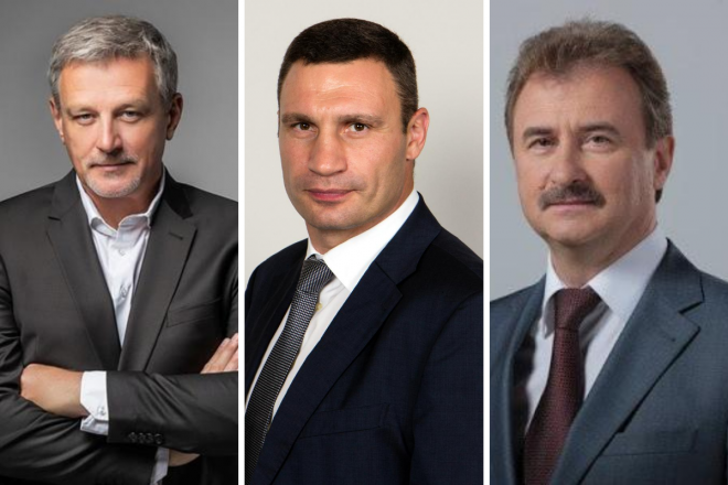 Топ-3 кандидати на виборах мера Києва (РЕЙТИНГ)