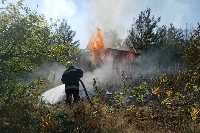 Понад 55% всіх лісових пожеж в Україні пов’язані з діями російських окупантів