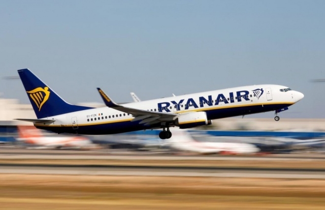 Ryanair запустить 3 нових маршрути з Києва на літо
