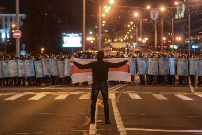 У Києві Netflix знімає фільм про білоруські протести