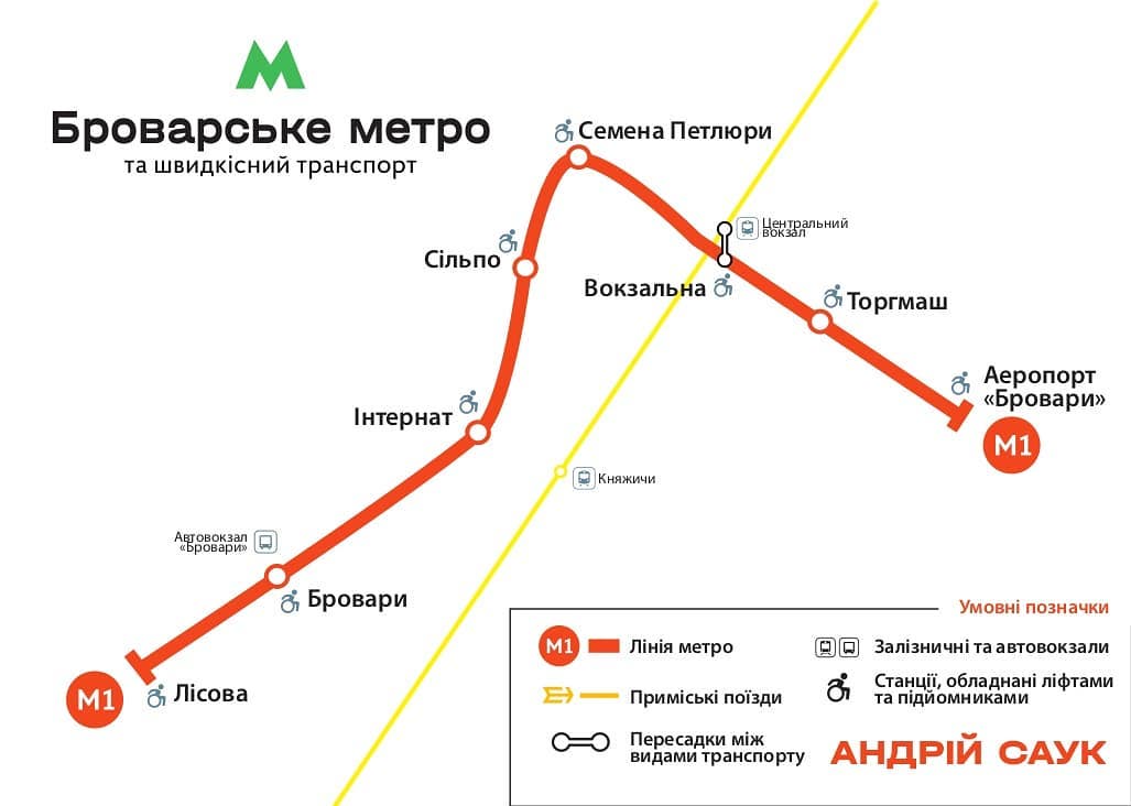 Схема днепропетровского метрополитена