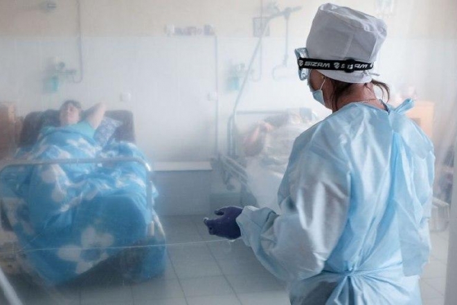 Олександрівська лікарня майже на 100% заповнена пацієнтами з COVID-19
