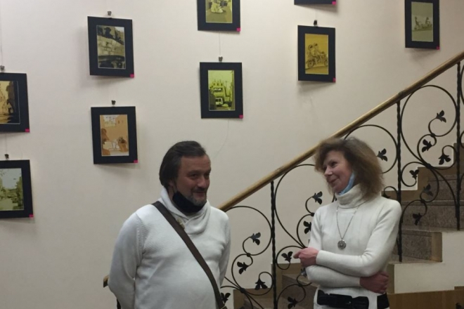 5000 картин за 25 років творчості. В Музеї Шолом-Алейхема відкрилась виставка київського художника