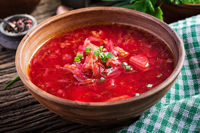 Український борщ увійшов до переліку найсмачніших супів світу
