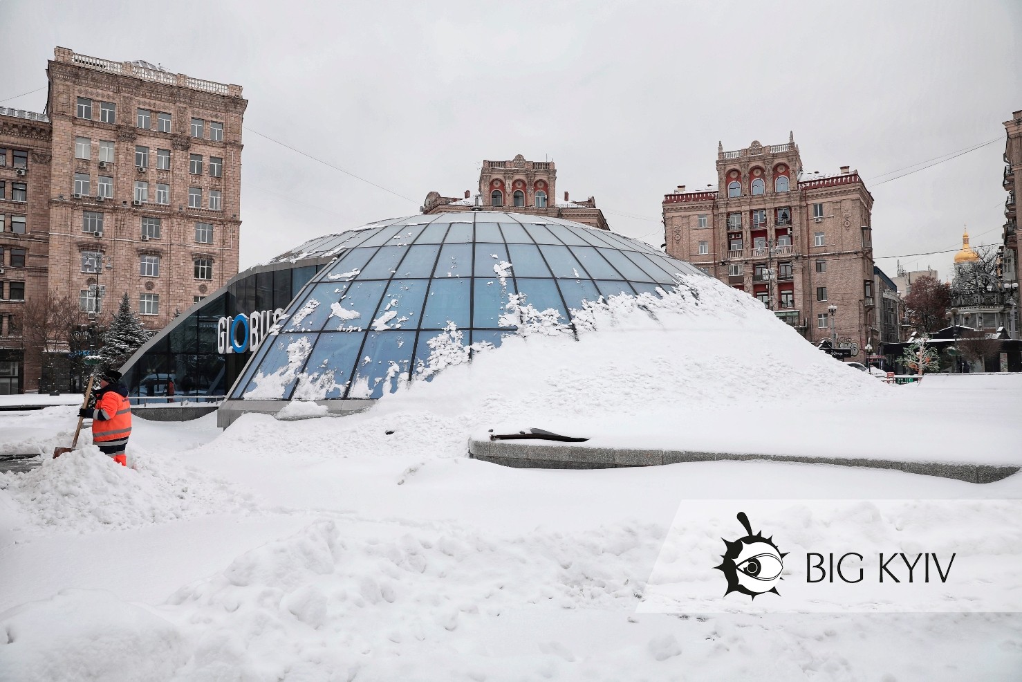 Снег Киев