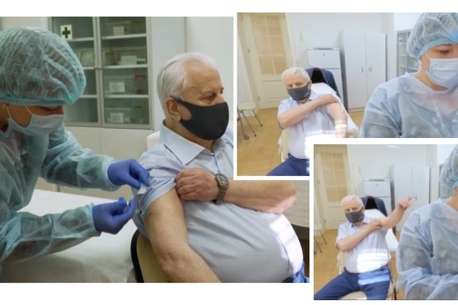 87-річний Леонід Кравчук отримав щеплення від COVID-19