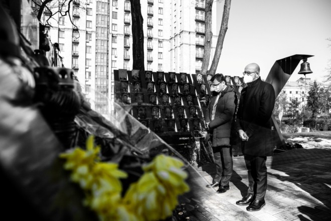 Президент Європейської Ради вшанував у Києві пам’ять Героїв Небесної Сотні (ФОТО)