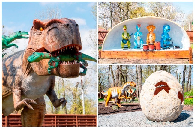У Гідропарку відкривається найбільший парк динозаврів в Україні – яскраві фото