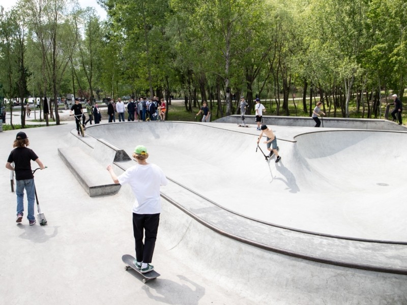 У фітнес-парку на Позняках облаштували унікальну скейт-зону (ФОТО, ВІДЕО)