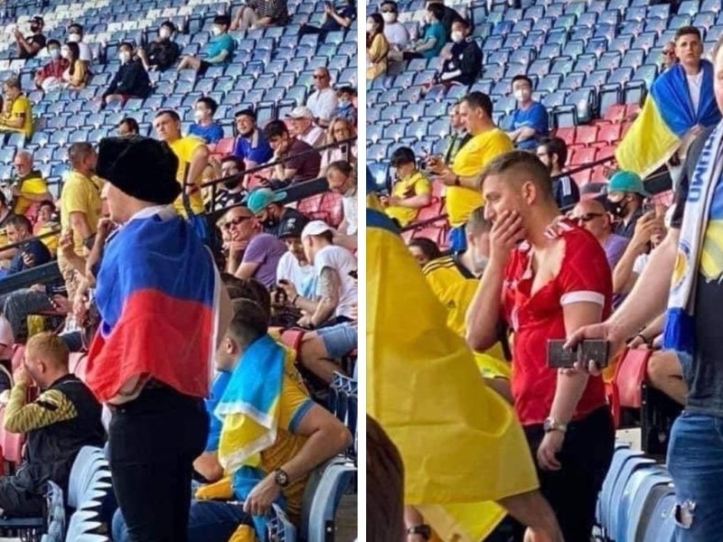 На матчі Швеція – Україна побили російського фаната (ВІДЕО)