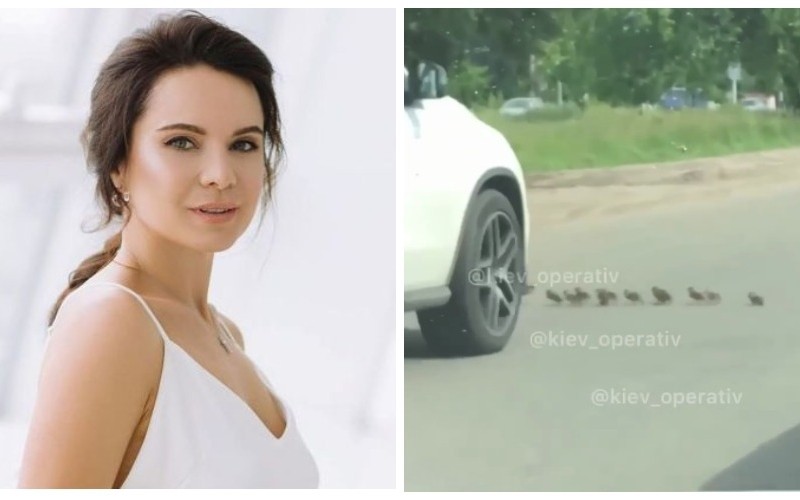Автівка переїхала каченят: в скандал потрапила спортсменка Лілія Подкопаєва (ВІДЕО)